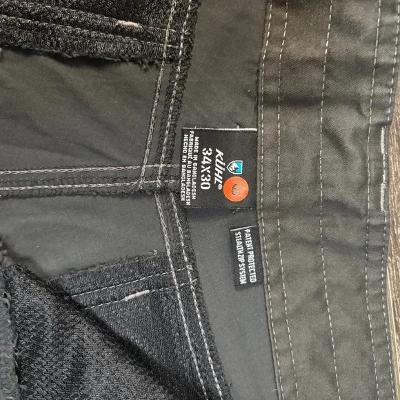 Kuhl Renegade Stealth Convertible Mens 34x30 Grey Zip Off Hiking Cargo Shorts - Picture 6 of 16